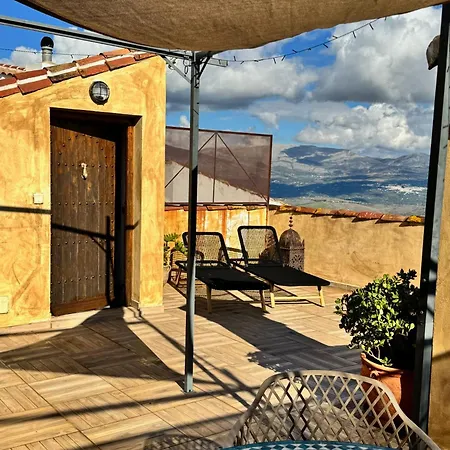 Tatil Evi Casa Maroto - Boutique In Het Hart Comares, Rooftop Terras, Uitzicht Op Zee En Bergen, Gratis Wifi