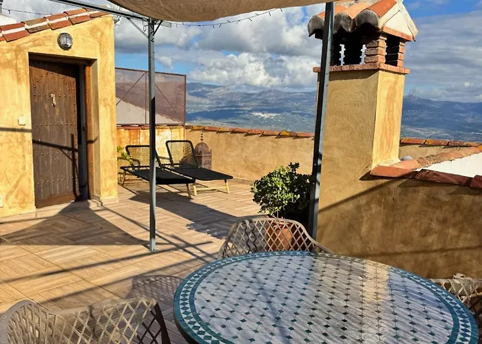 Casa Maroto - Boutique In Het Hart Comares, Rooftop Terras, Uitzicht Op Zee En Bergen, Gratis Wifi Dom wakacyjny